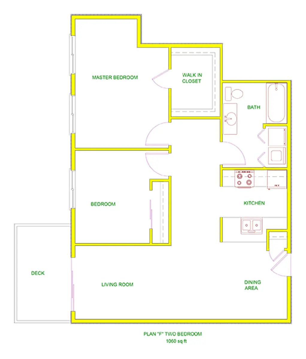 Kingsport Apartments - Diagram, Plot, Floor Plan