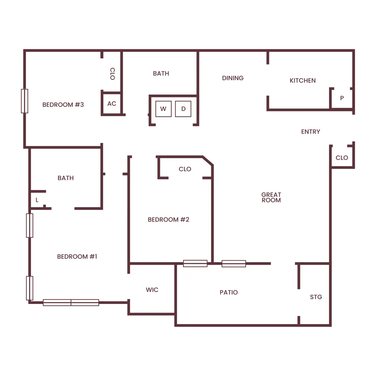 Estrada South II - Diagram, Floor Plan