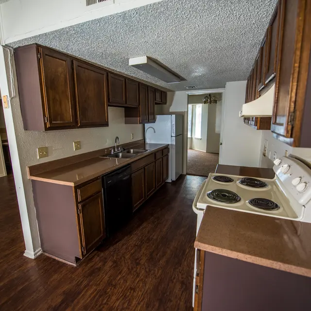 Hill Country Towne Homes - Kitchen, Wood, Floor, Flooring