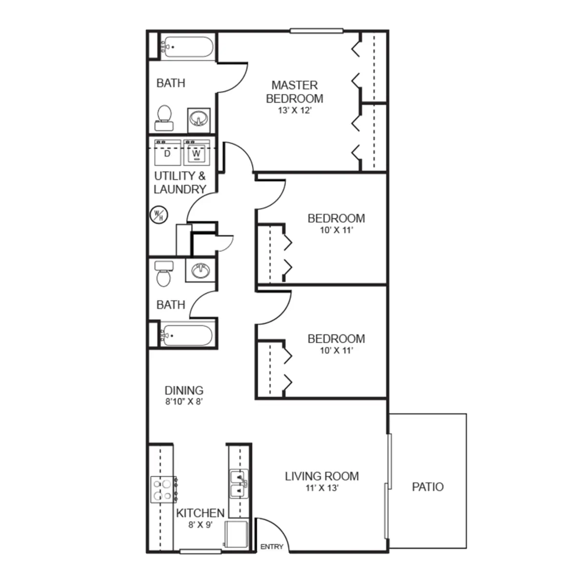 Retreat at Texas City - Diagram