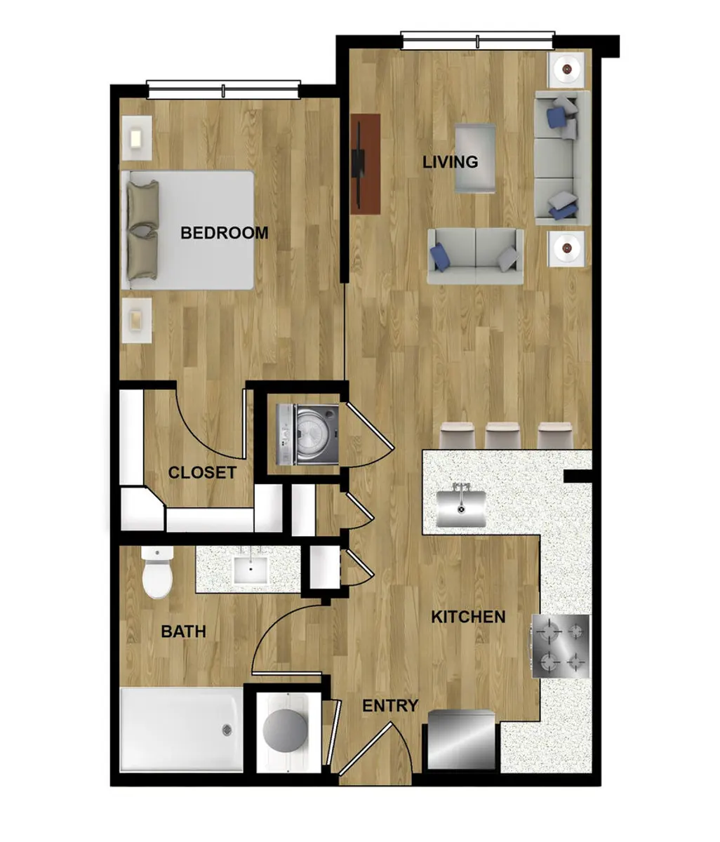 White Oak Highline - Diagram, Floor Plan