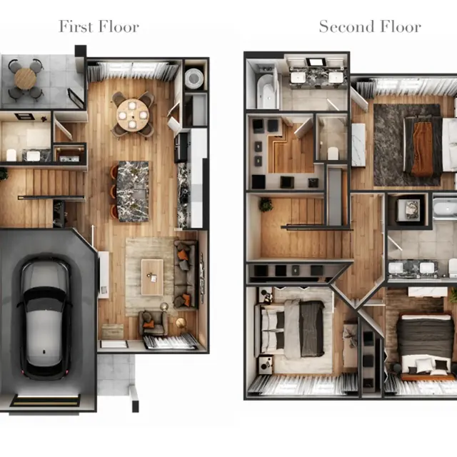 Asbury - Indoors, Interior Design