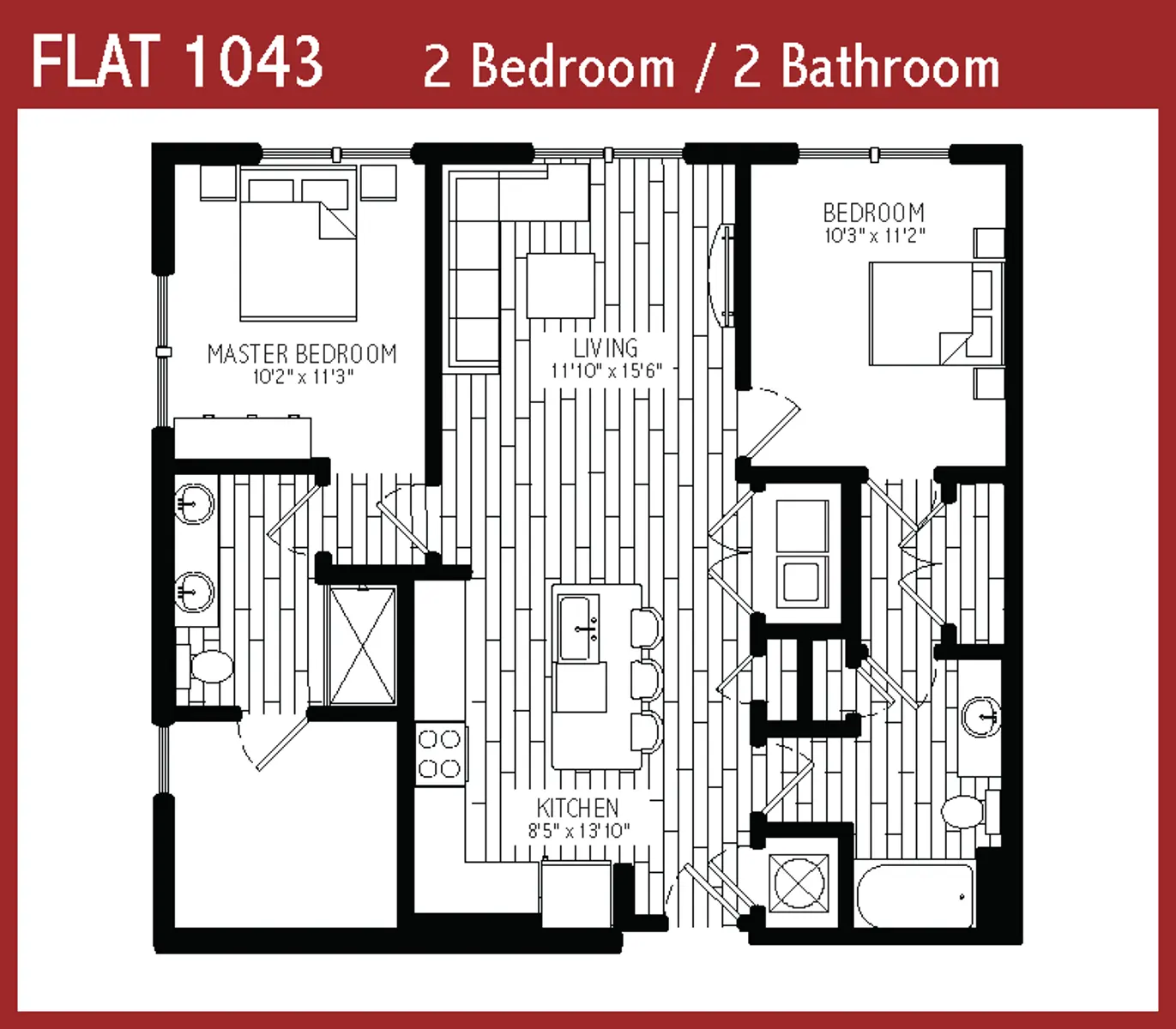 The Flats at Avalon Park Wesley Chapel - Diagram, Floor Plan, Chart