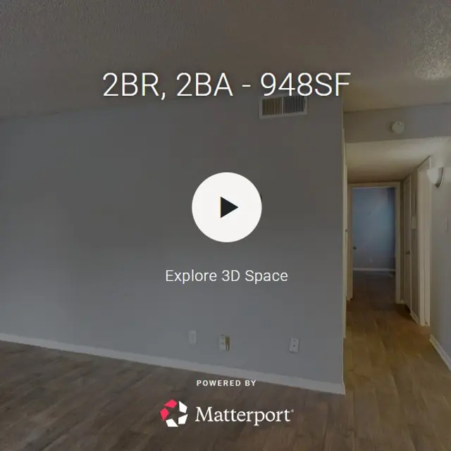2BR, 2BA - 948SF 2BR, 2BA - 948SF
