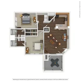 2BR/2BA - B2 Premium