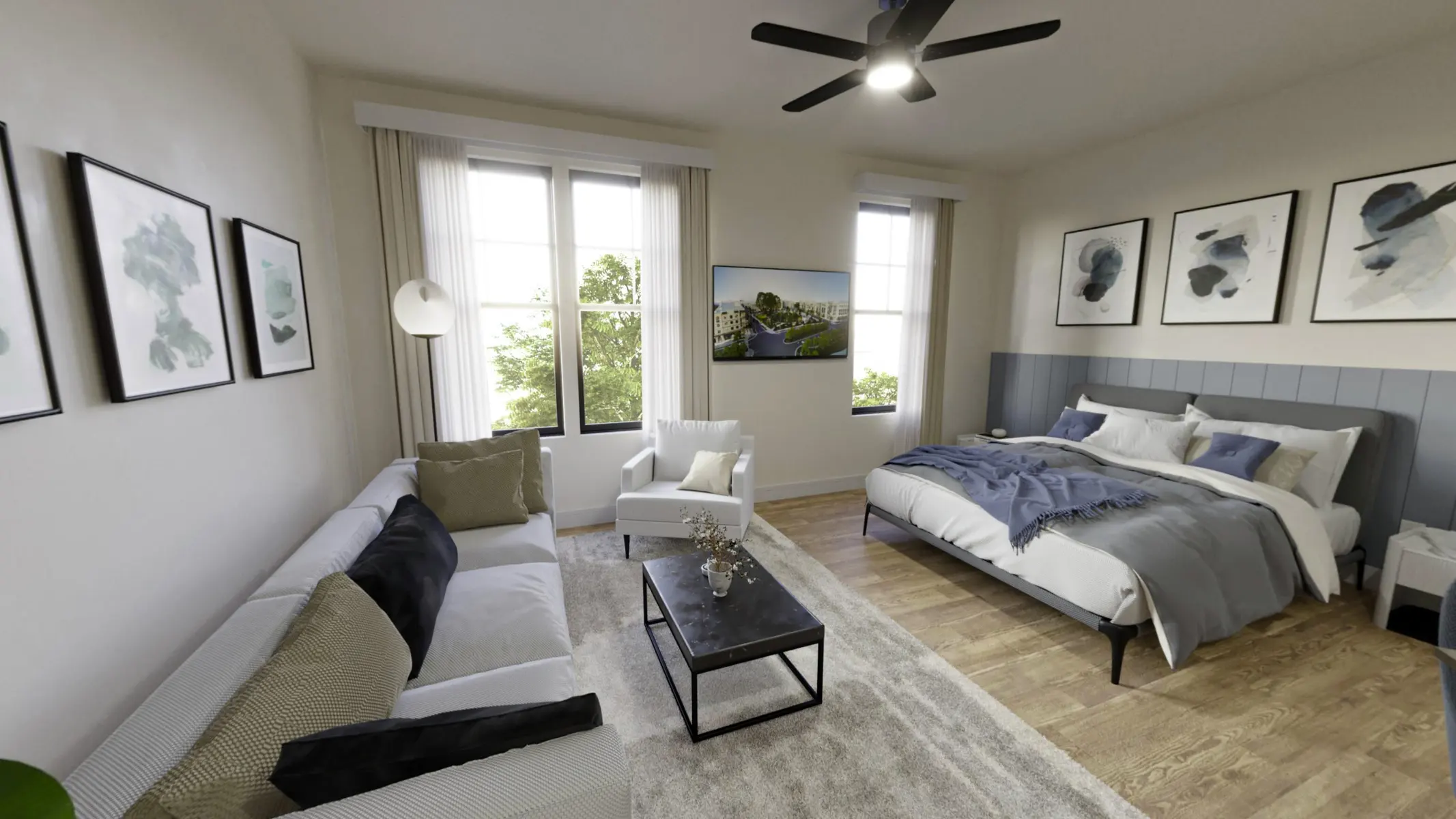 The Flats at Avalon Park Wesley Chapel - Corner, Home Decor, Ceiling Fan
