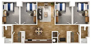 4BR/2BA