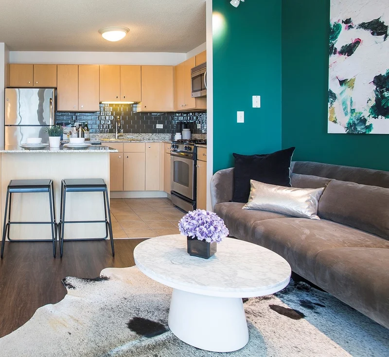 Aqua at Lakeshore East - Living Room, Room