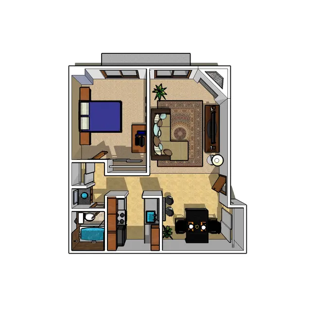 Infinity Flats - Floor Plan, Diagram