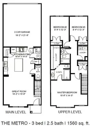 Townhome 3 BR 2.5BA