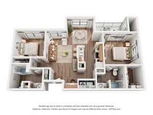 B1 | 2 Bed | 2 Bath