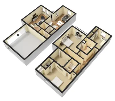 3x2.5d - 3 bedroom 2.5 bathroom