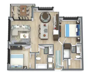 The Cameo - 2 BR, 2 BA