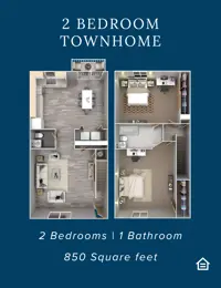 2 Bedroom Townhome