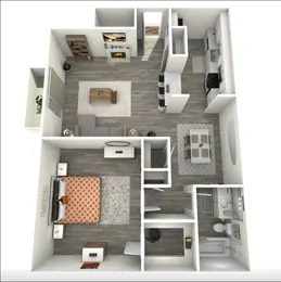 1 Bedroom 1 Bathroom