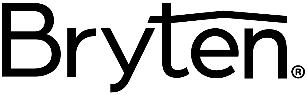 Bryten Logo Logo of Bryten featuring the brand name with a stylized line over the letter 'y'.