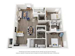 2 bedroom 2 bath