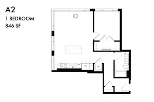 1 Bedroom A2