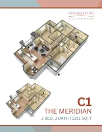 3 Bed | 3 Bath | 1311 SQFT