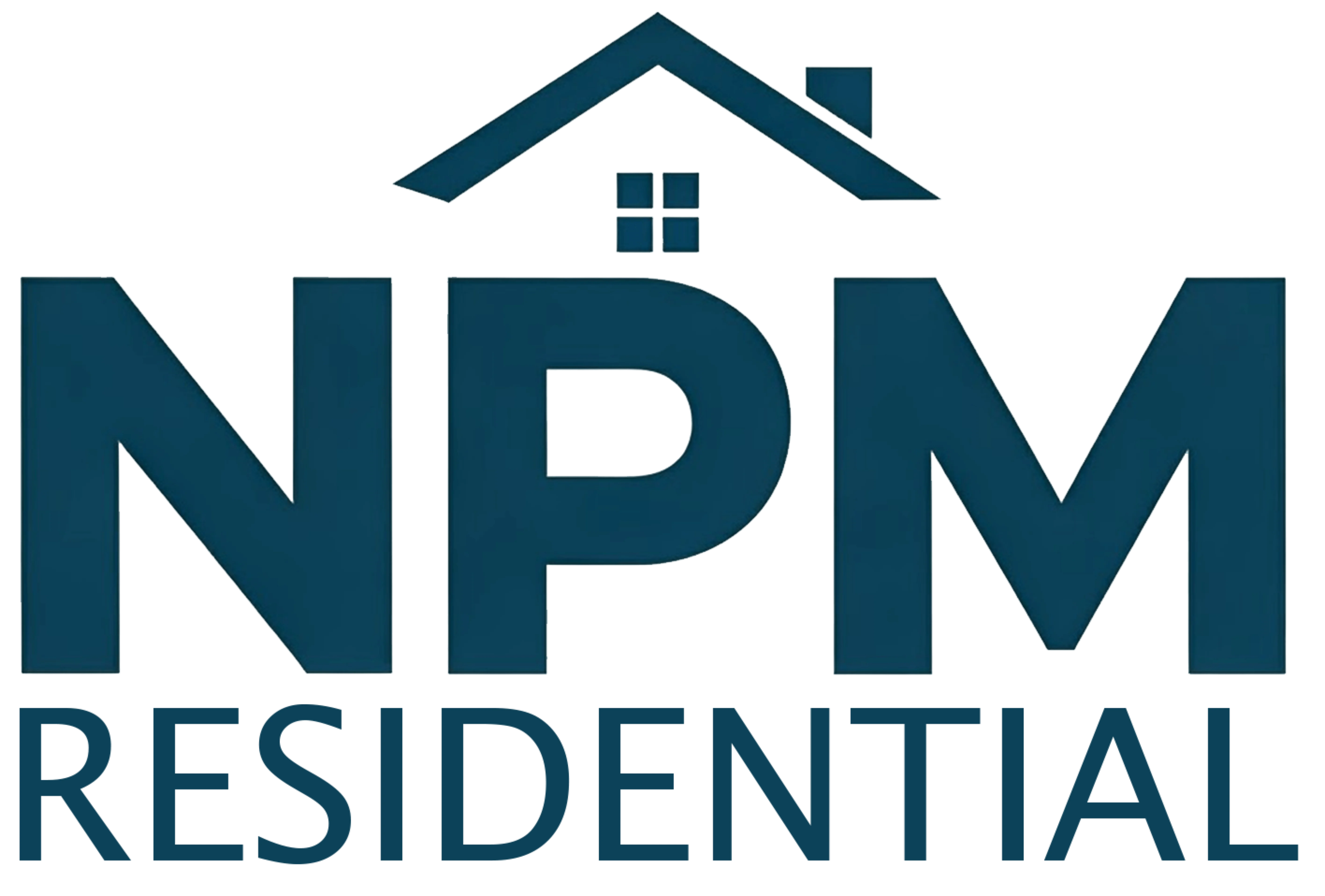 Logo of NPM Residential featuring the letters NPM with a house icon above it.