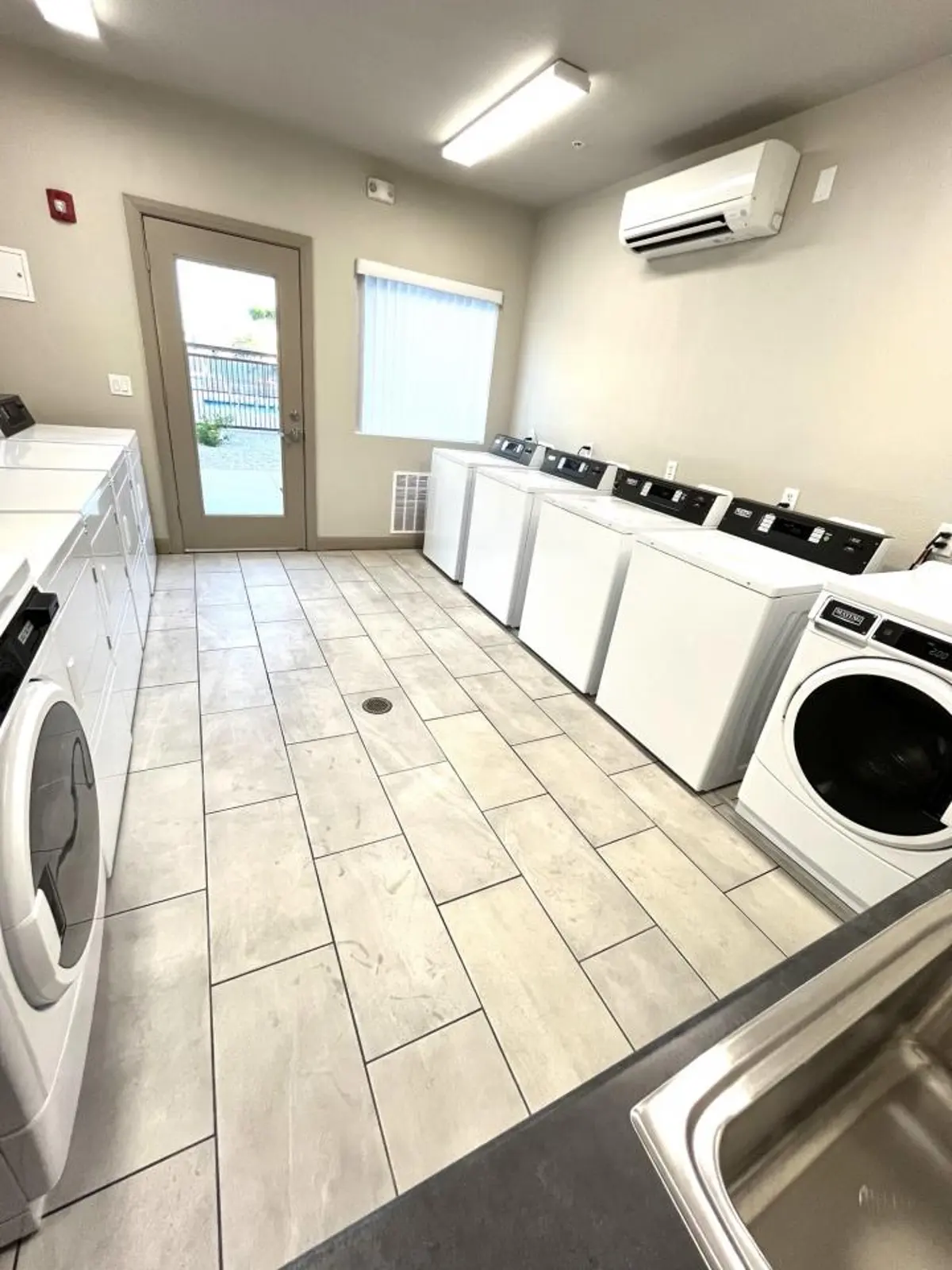 Laundry machines from another angle.