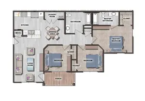 3 bedroom 30%