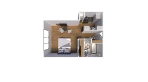 0 Bedroom 1 Bathroom