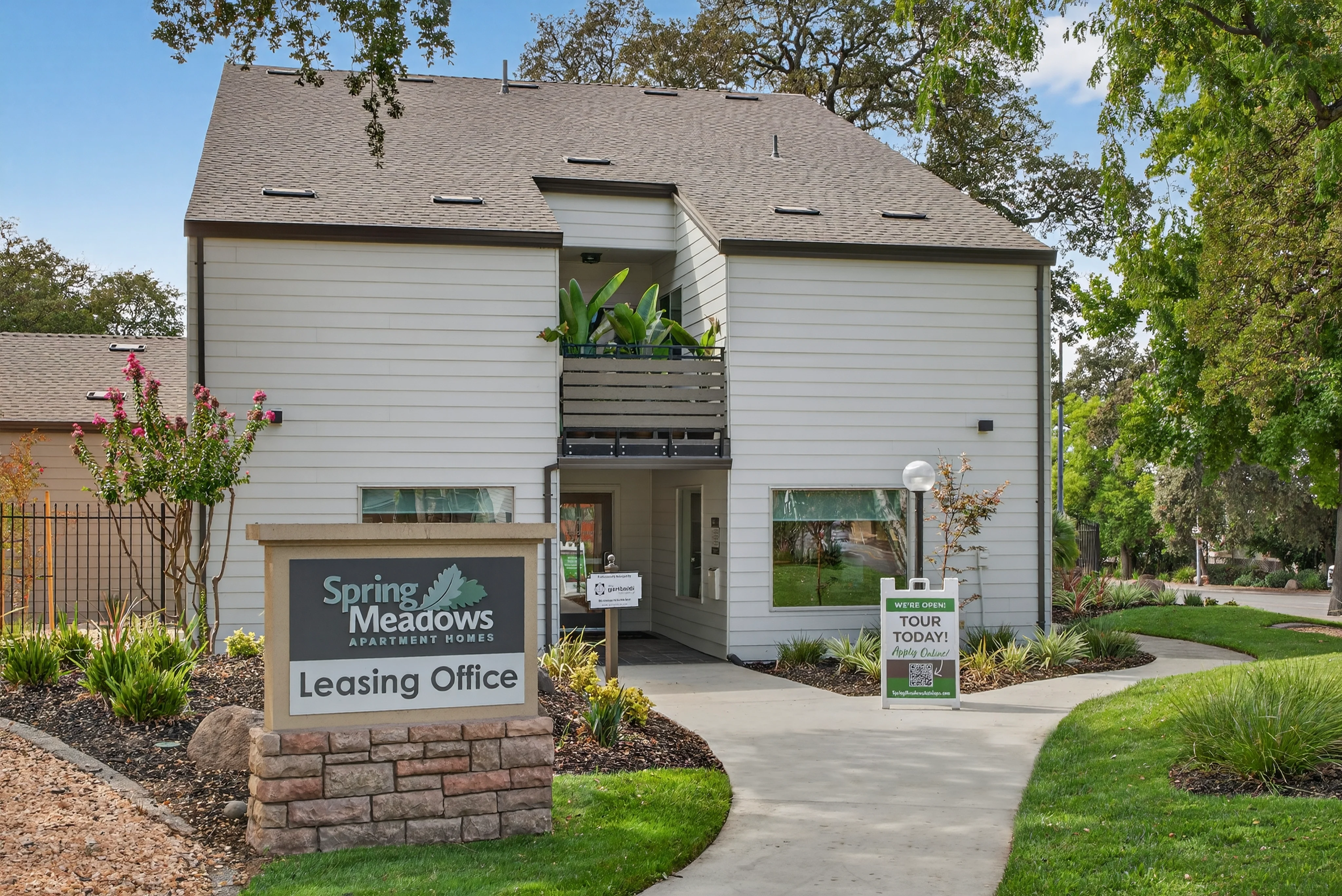 Leasing office, Apartment complex, Spring meadows