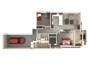 Santorini with Direct Access Garage