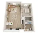 1 Bed, 1 Bath