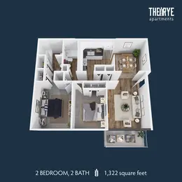 2 Bd 2 Bath