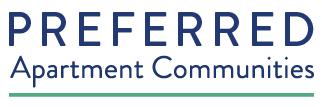 Preferred Apartment Communities Logo Logo of Preferred Apartment Communities featuring bold blue text with a green underscore.
