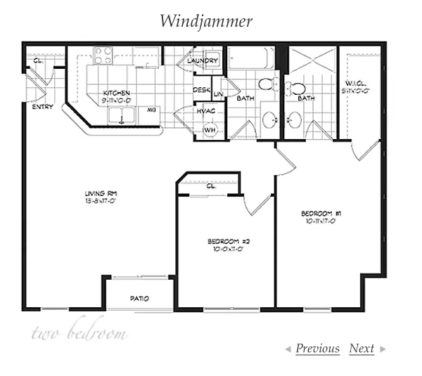 2BR/2BA