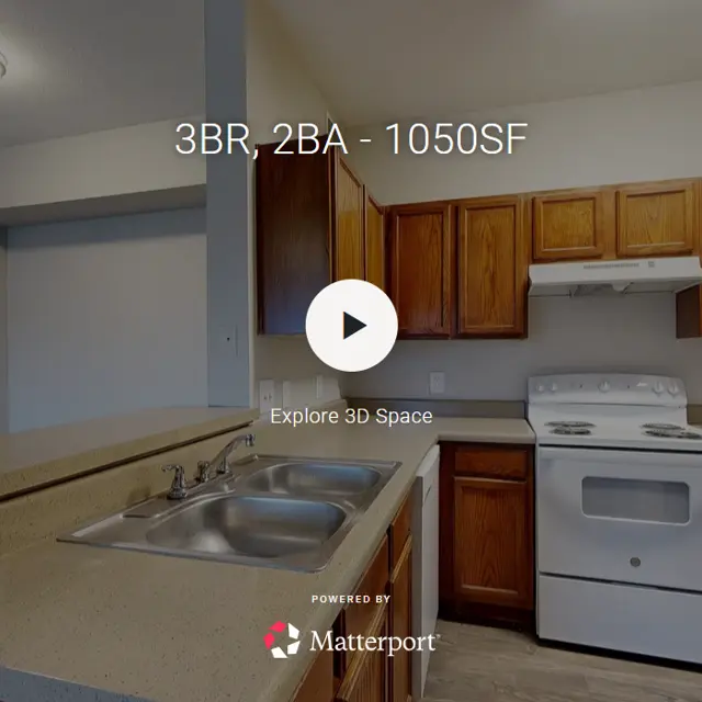 3BR, 2BA - 1050SF Virtual Tour