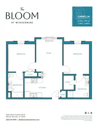 Two Bedroom, Two Bathroom