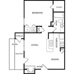 1 Bedroom 1 Bathroom