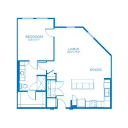 A7a | 1 Bed | 1 Bath | a