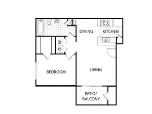 1 Bed 1 Bath