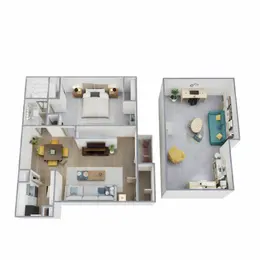 1 Bed 1 Bath