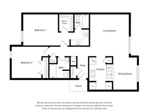 B1 | 2 Bed | 1 Bath | Signature