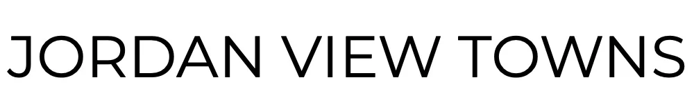 Jordan View Towns Text graphic displaying the words 'Jordan View Towns' in a modern font.