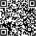 A QR code in black and white.