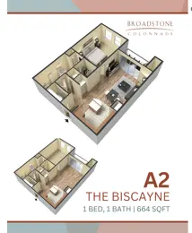 1 Bed | 1 Bath | 664 SQFT