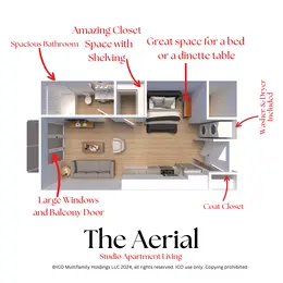 The Aerial - Studio *Income Restricted