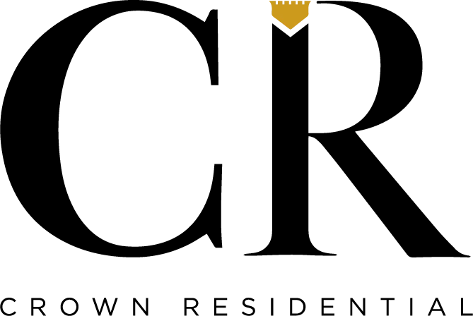 Logo of Crown Residential consisting of the letters C and R with stylized design elements.