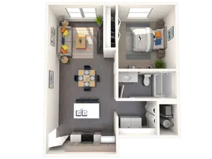 1 Bedroom 1 Bathroom