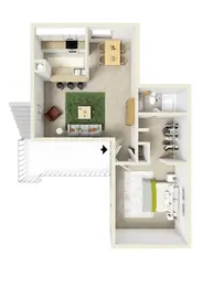 One Bedroom B