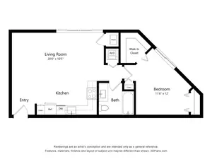 A1 | 1 Bed | 1 Bath