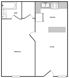 1 bedroom 1 bath