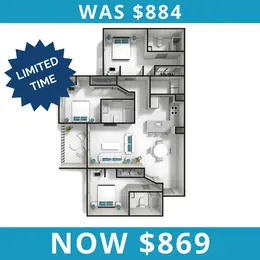 3BR/3BA - Gold